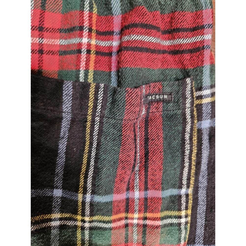 PacSun Two-tone Plaid Flannel Grunge Cotton Shorts sz Small - Picture 3 of 7